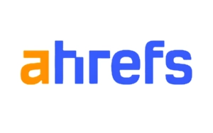 Ahrefs logo used by a freelance digital marketer in Kochi for backlink analysis, keyword research, competitor analysis, and SEO audits